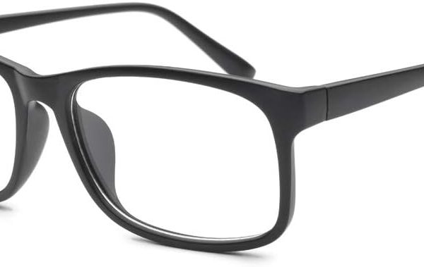 Nearsighted Oversize Myopia Glasses Everyday Use Mens Womens Black Distance Glasses (NOT READING GLASSES)