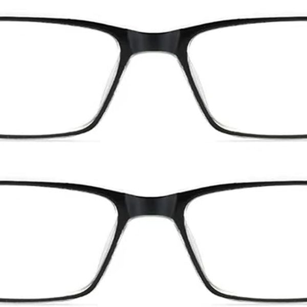 2 Pairs Nearsighted Glasses Spring Hinges Distance Glasses