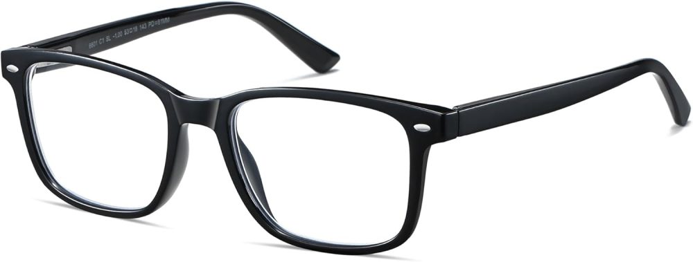 Nearsighted Myopia Glasses Mens Womens Blue Light Spring Hinge Shortsighted Distance Glasses