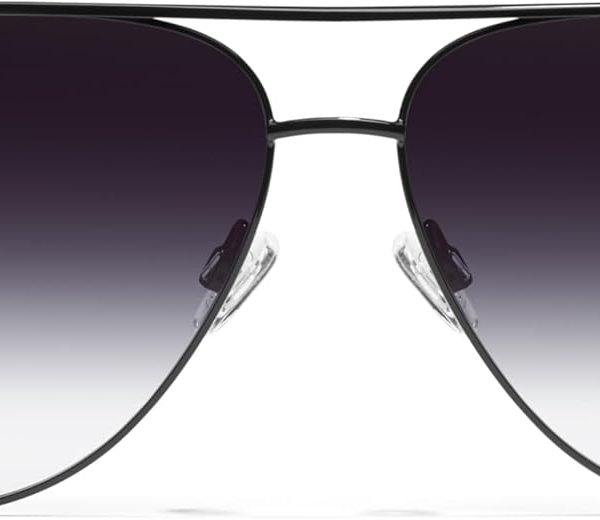 Women Aviator Lenses with UV Protection, Oversized Sunglasses