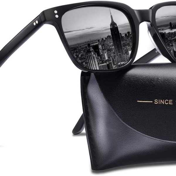 Polarized Men's Sunglasses UV400 Protection for Driving Fishing Hiking Golf Outdoor Sport Glasses